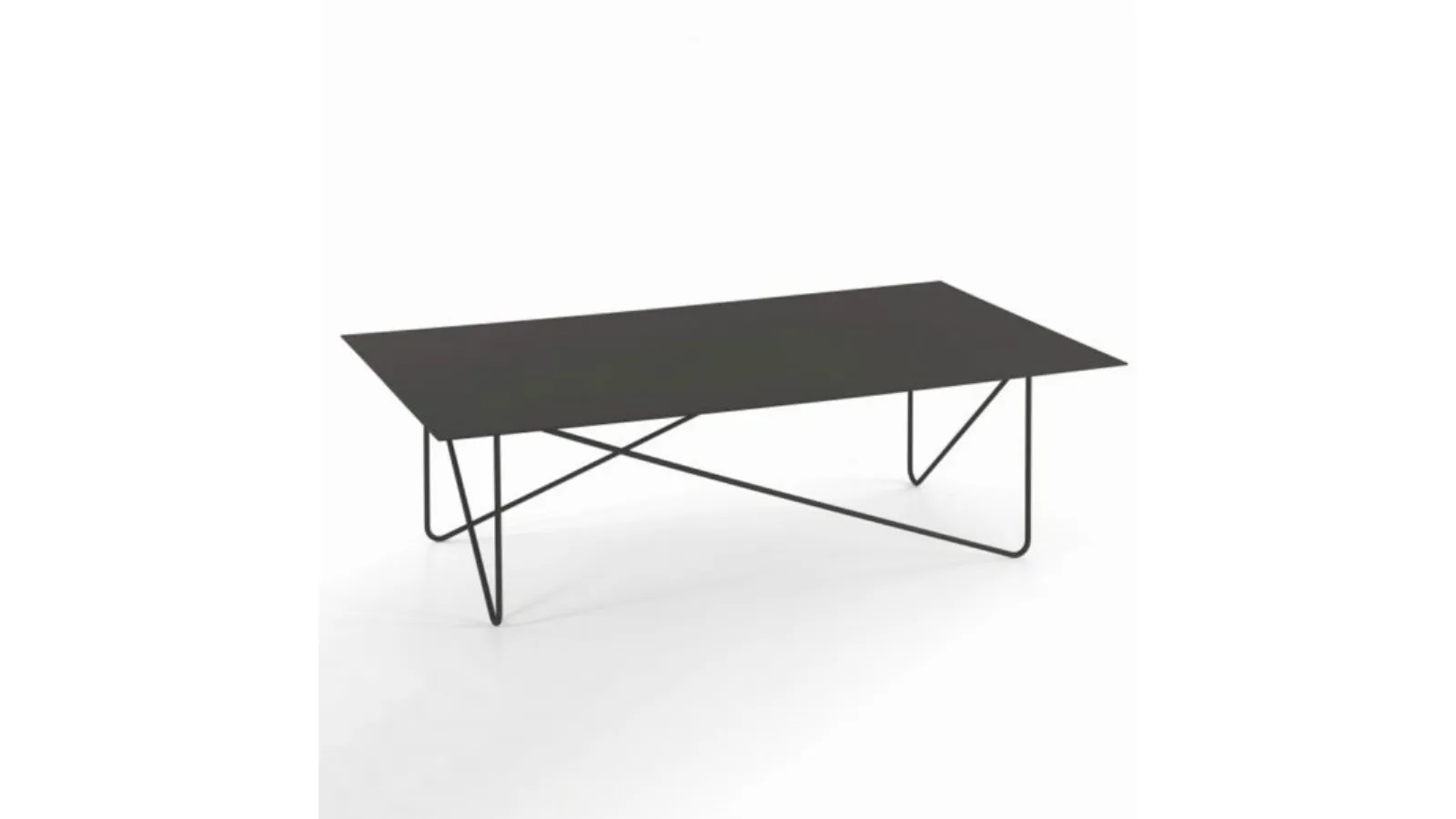 Tavolino Sharp in acciaio di Kermes divani