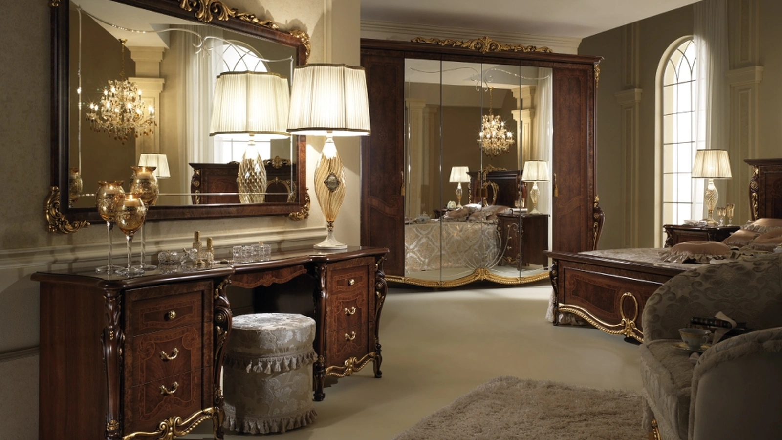 Specchiera in legno Donatello di Arredoclassic
