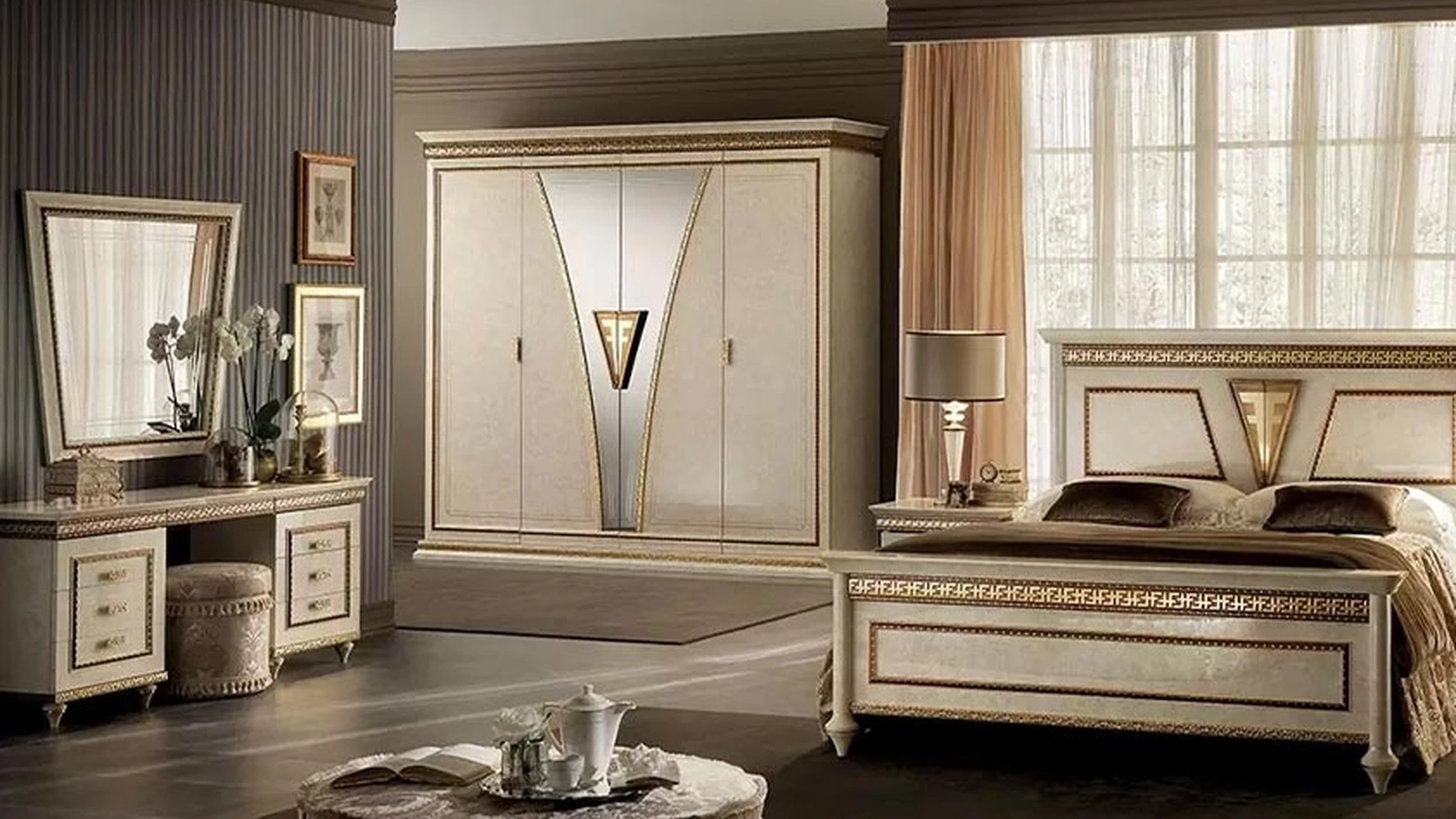 Specchiera Fantasia con cornice in legno di Arredoclassic