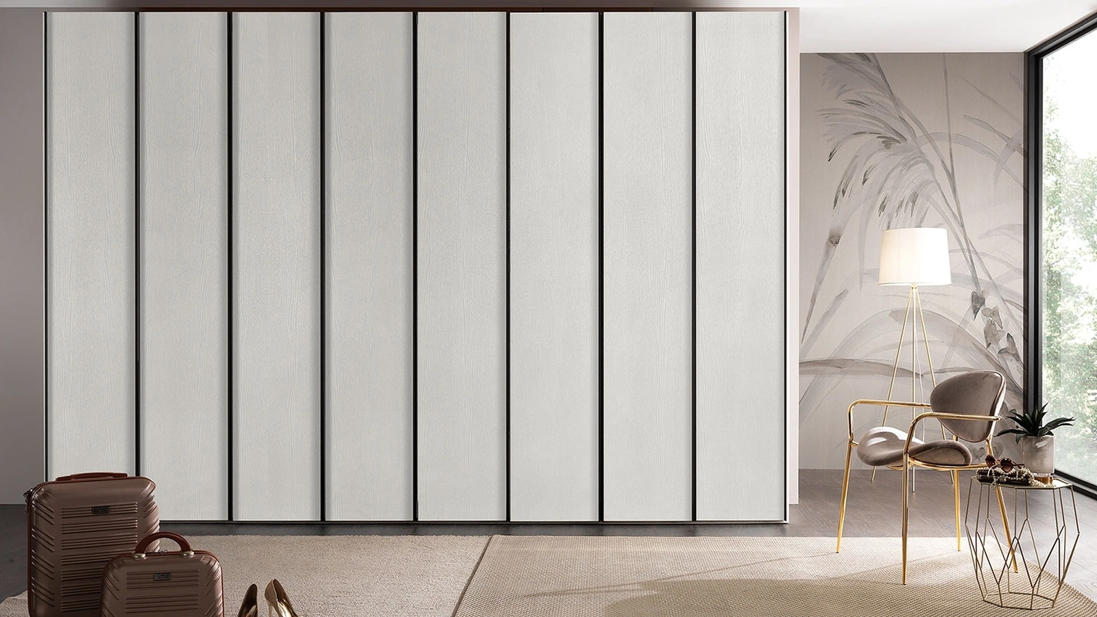 Armadio Evolution Bianco Frassinato di Mobil Più