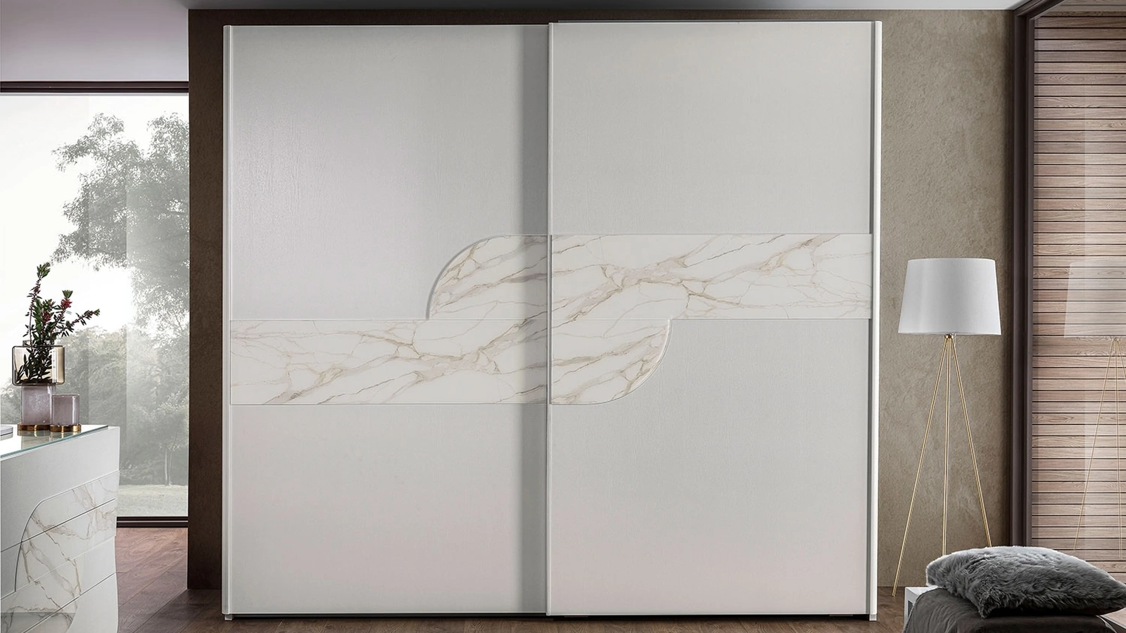 Armadio Gaia Bianco Frassino di Mobil Più