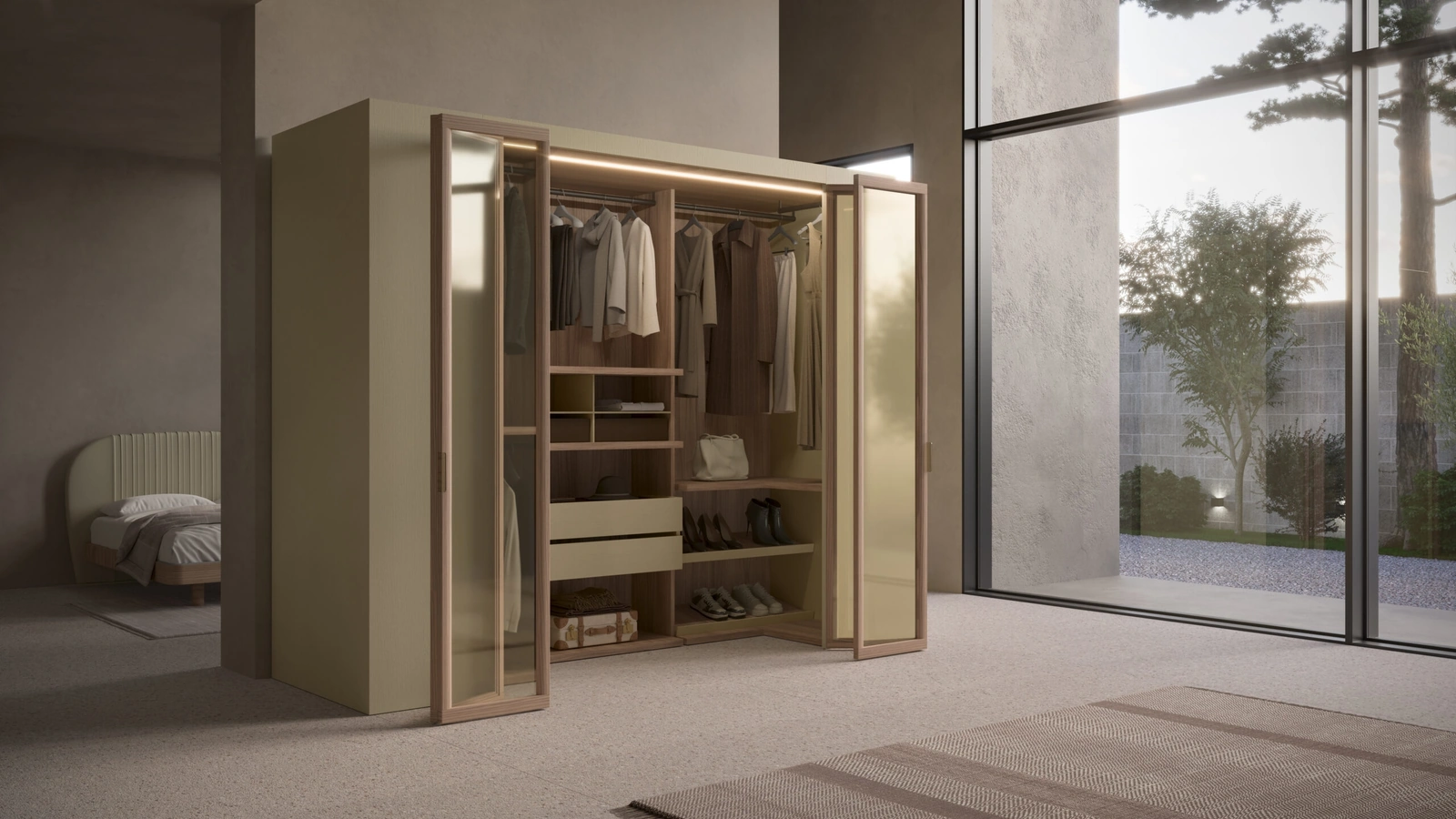 Cabina Armadio Hermes di Fazzini