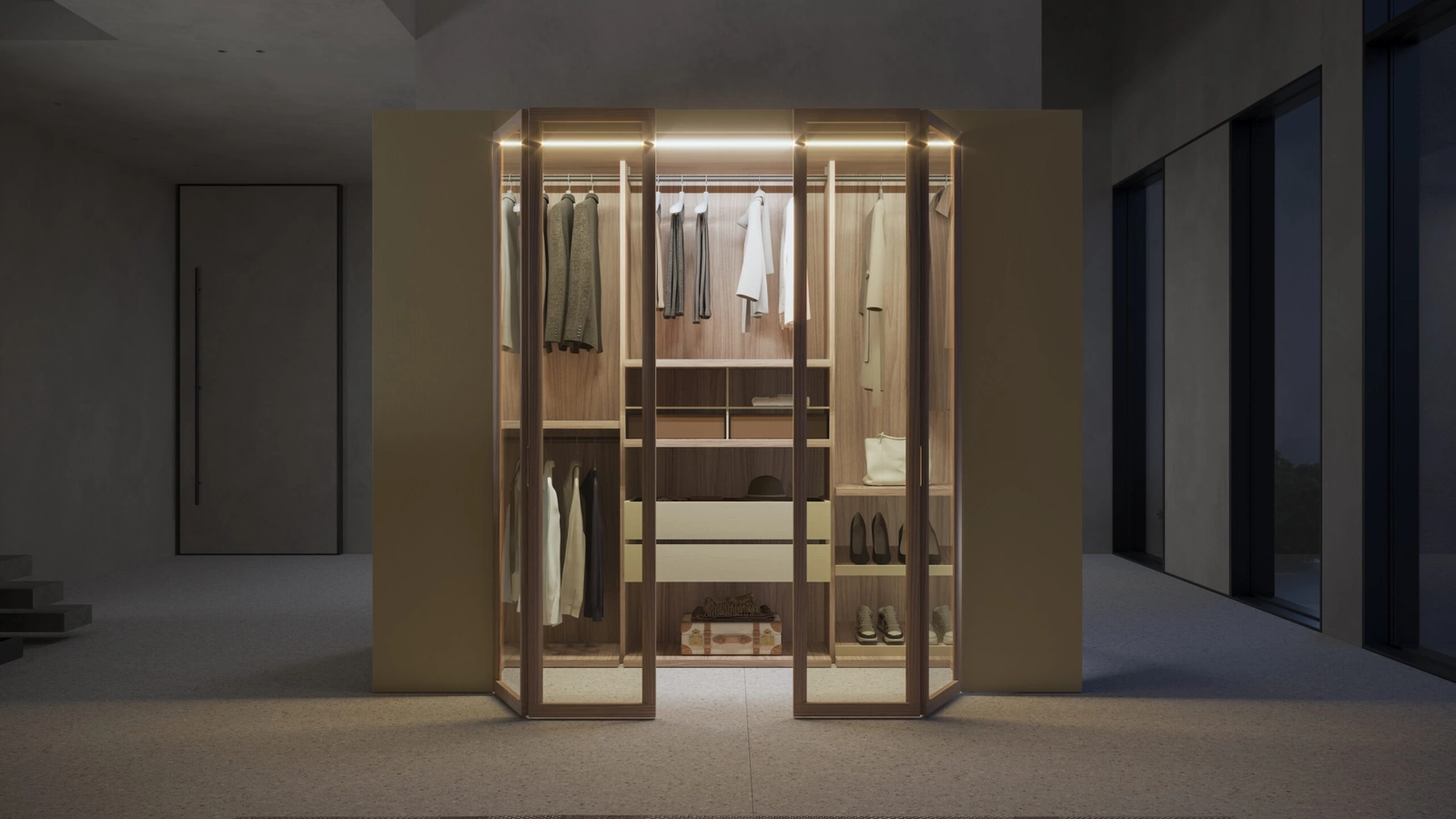 Cabina Armadio Hermes di Fazzini