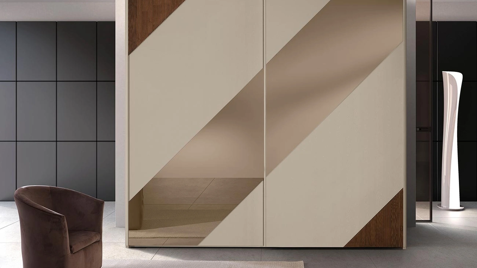 Armadio Linda Cachemire di Mobil Più