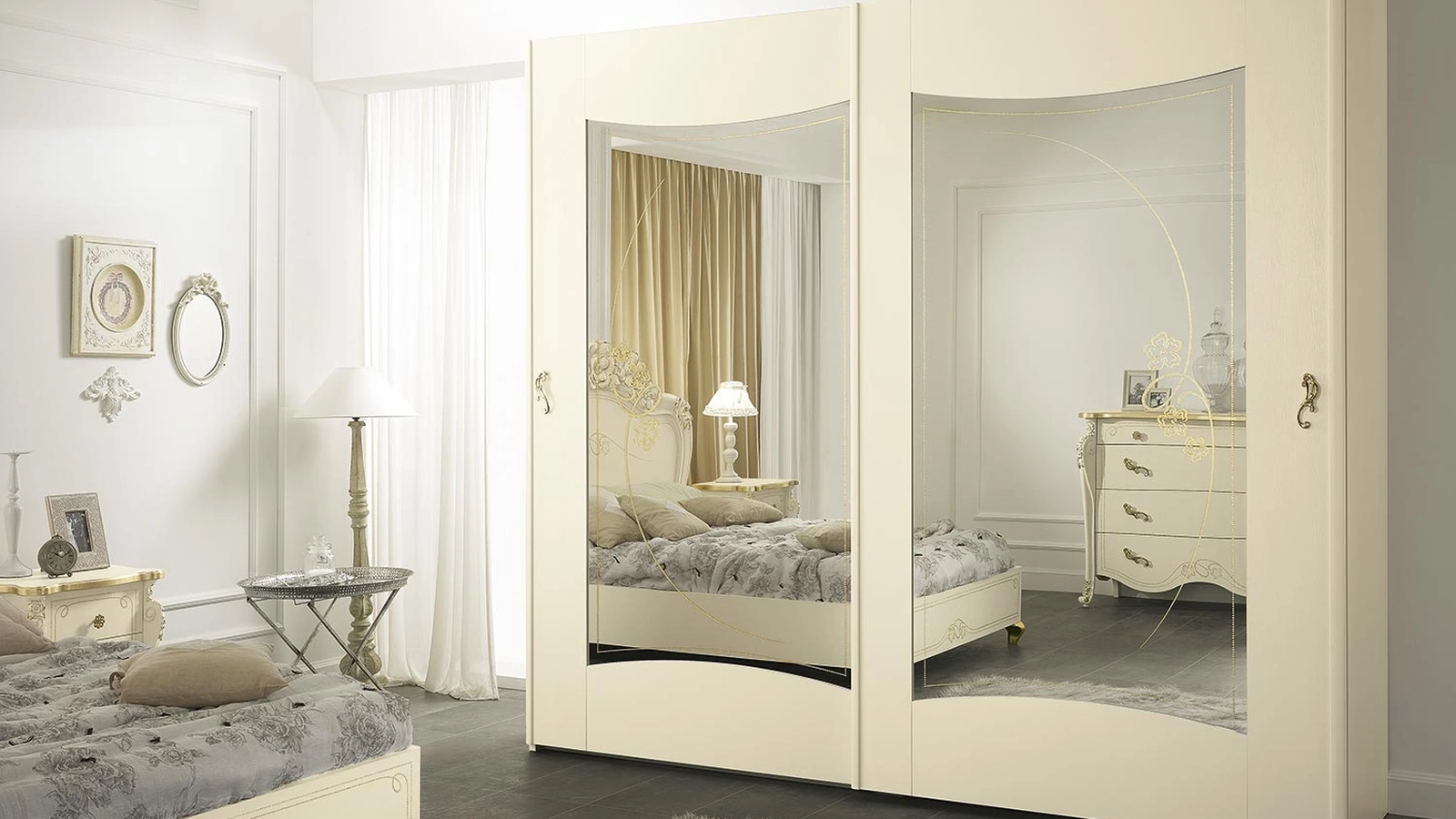 Armadio con ante scorrevoli Viola Luxor di Mobil Più