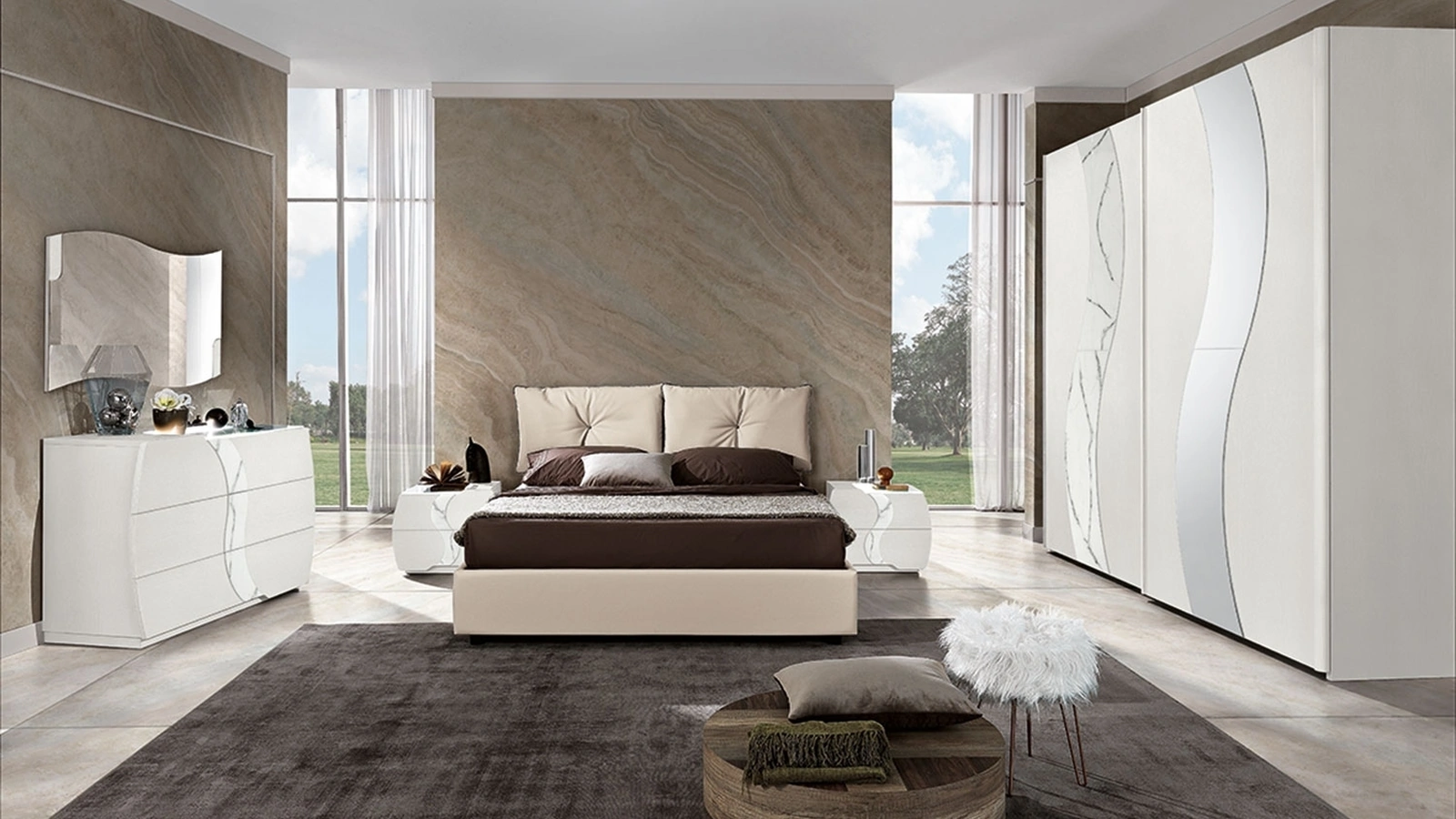 Gruppo Notte Martina Bianco Frassino di Mobil Più