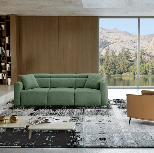 Divano con sedute estraibili Estro di Kermes divani