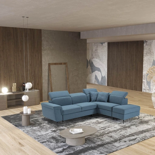 Divano trasformabile ad angolo Harmony di Kermes divani