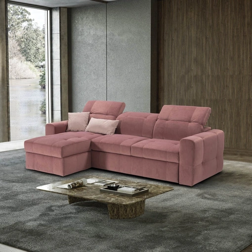 Divano trasformabile con penisola Kubetto di Kermes divani