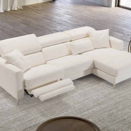 Divano relax con penisola Lounge di Kermes divani