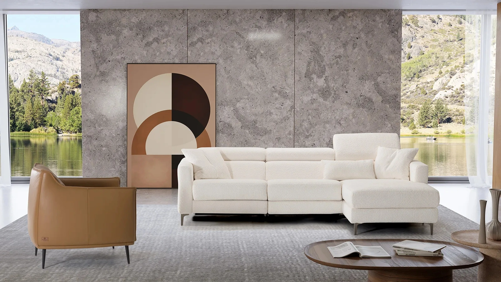 Divano relax Riley di Kermes divani