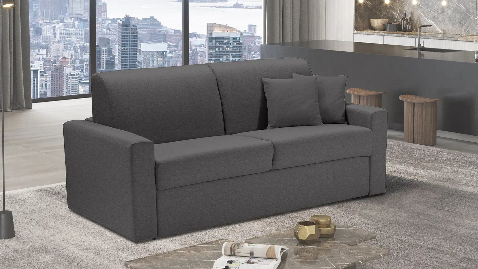 Divano letto Saturno di Kermes divani