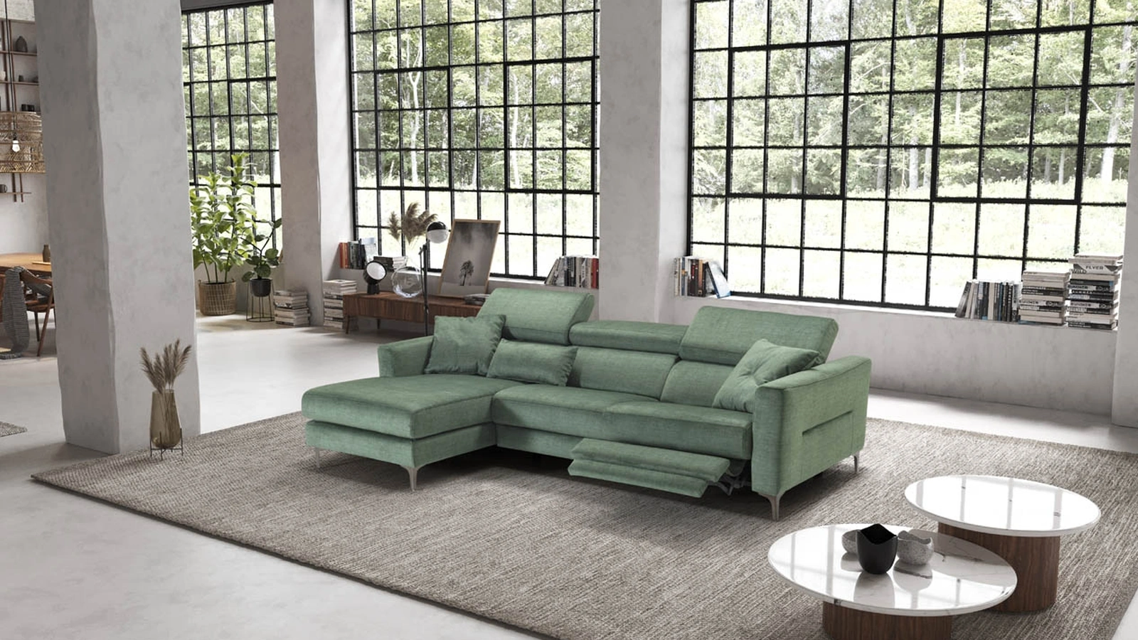 Divano relax Sleek di Kermes divani