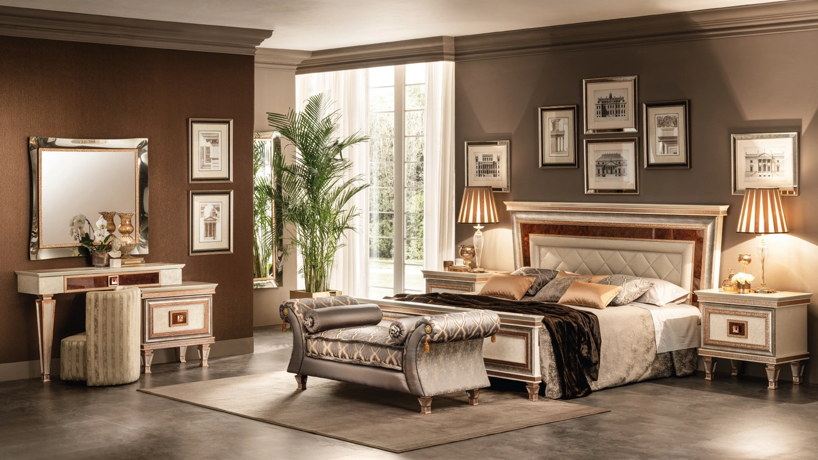 Letto Dolce Vita imbottito di Arredoclassic