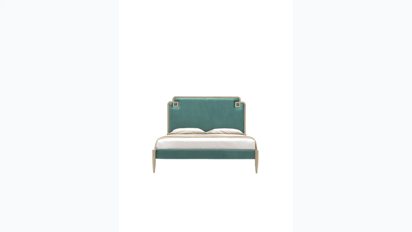 Letto classico in tessuto imbottito 2521 di Silvano Grifoni