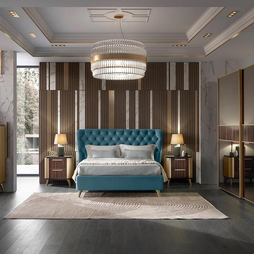 Letto imbottito Malibu di Mobil Più