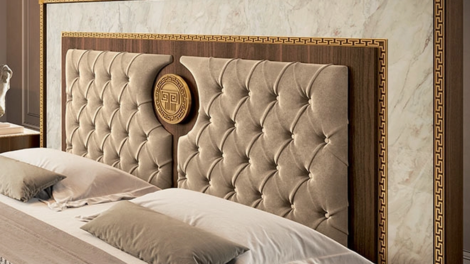 Letto Romantica imbottito di Arredoclassic