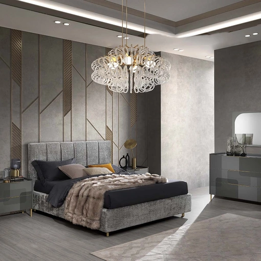 Letto imbottito Stella Luxury di Mobil Più