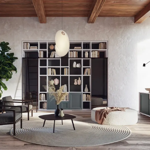 Libreria  a muro LV726 Giessegi