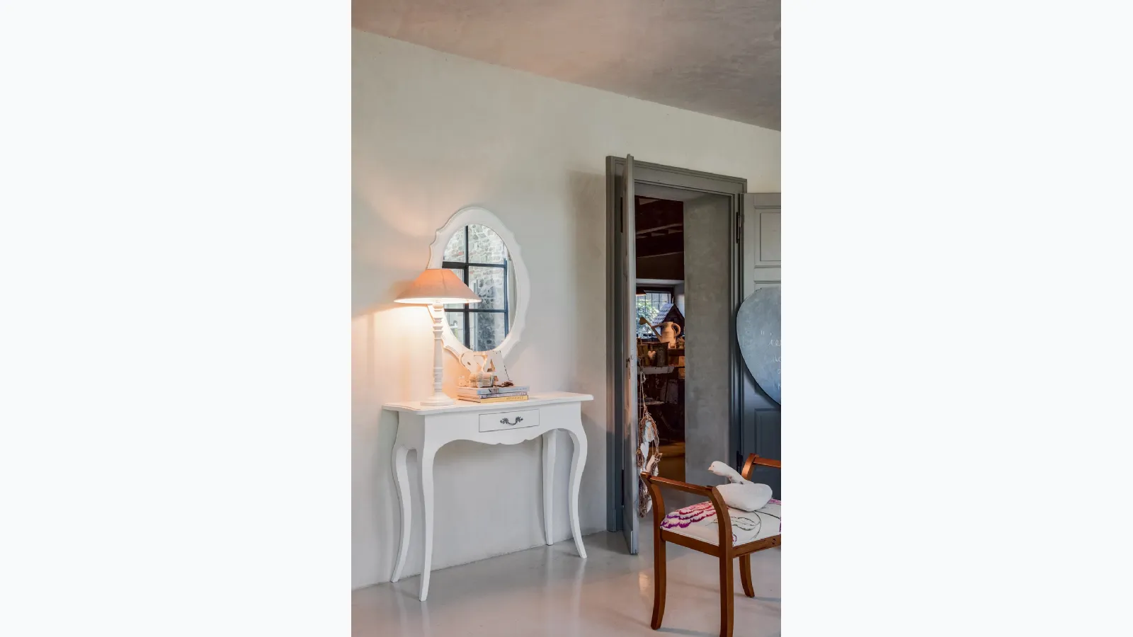 Mobile Ingresso Consolle Crile in legno laccato di Tonin Casa
