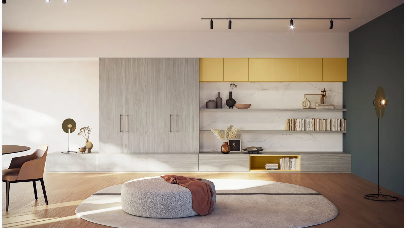Parete Attrezzata Living LV719 di Giessegi