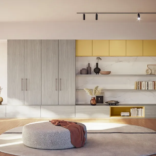 Parete Attrezzata Living LV719 di Giessegi