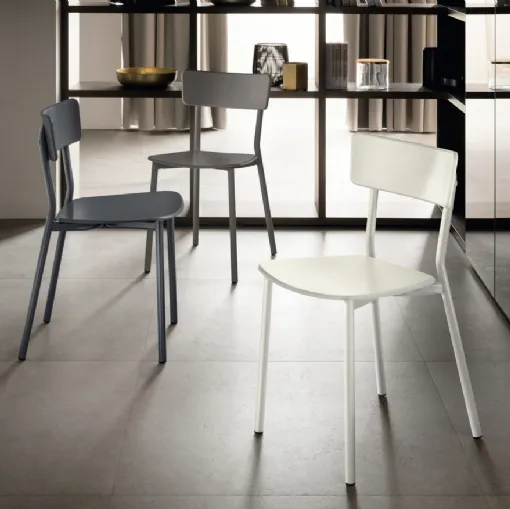 Sedia Metallic in polipropilene di Scavolini