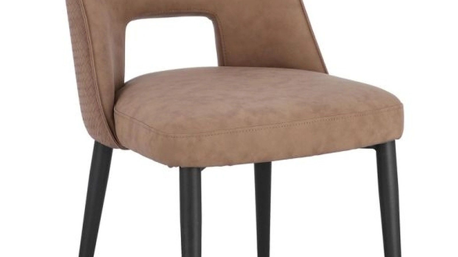 Sedia Roger in ecopelle di Bizzotto