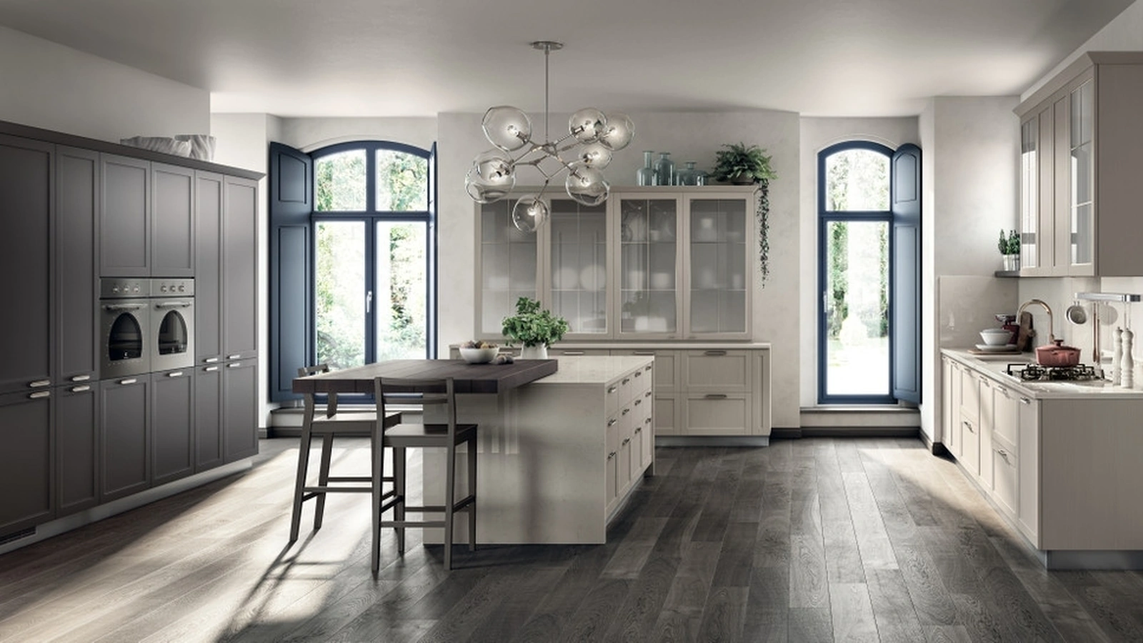 Cucina Classica con isola Carattere 03 di Scavolini