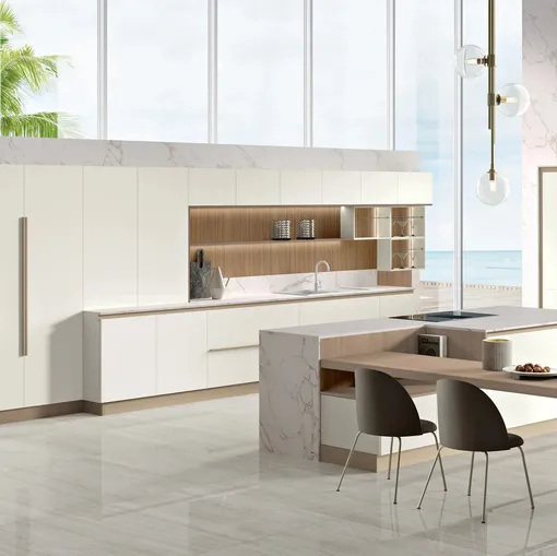 Cucina Moderna con isola Deluxe 02 di Spar