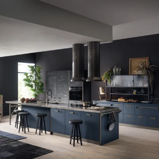 Cucina Moderna Diesel get Together Kitchen in Blue di Scavolini