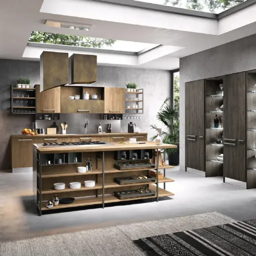 Cucina Moderna con isola Miami 32 di Spar