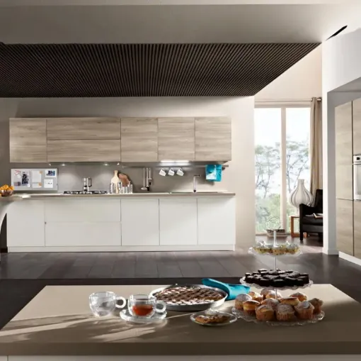 Cucina Moderna con penisola Tokyo 56 di Spar