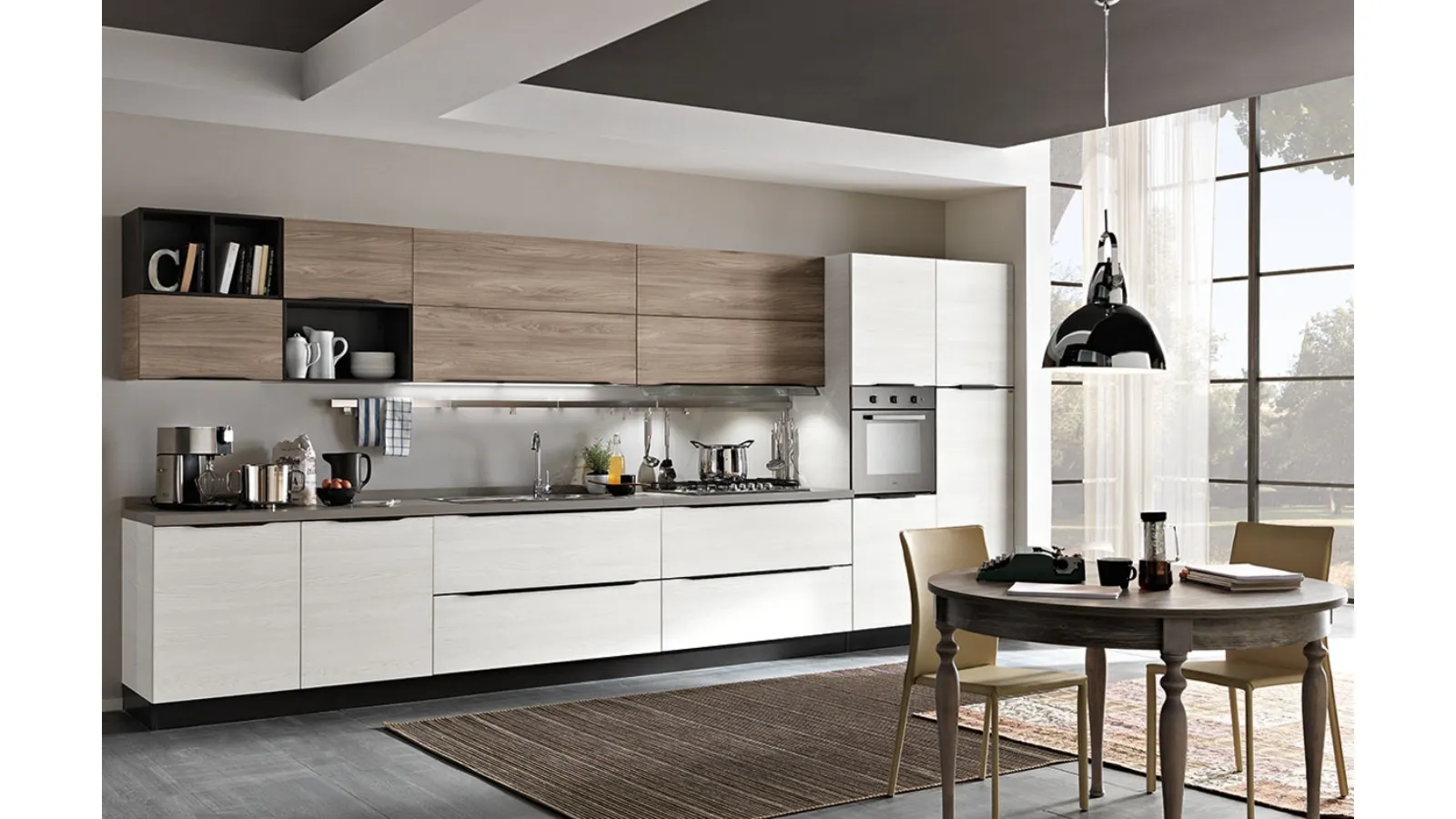 Cucina Moderna lineare Tokyo 16 di Spar