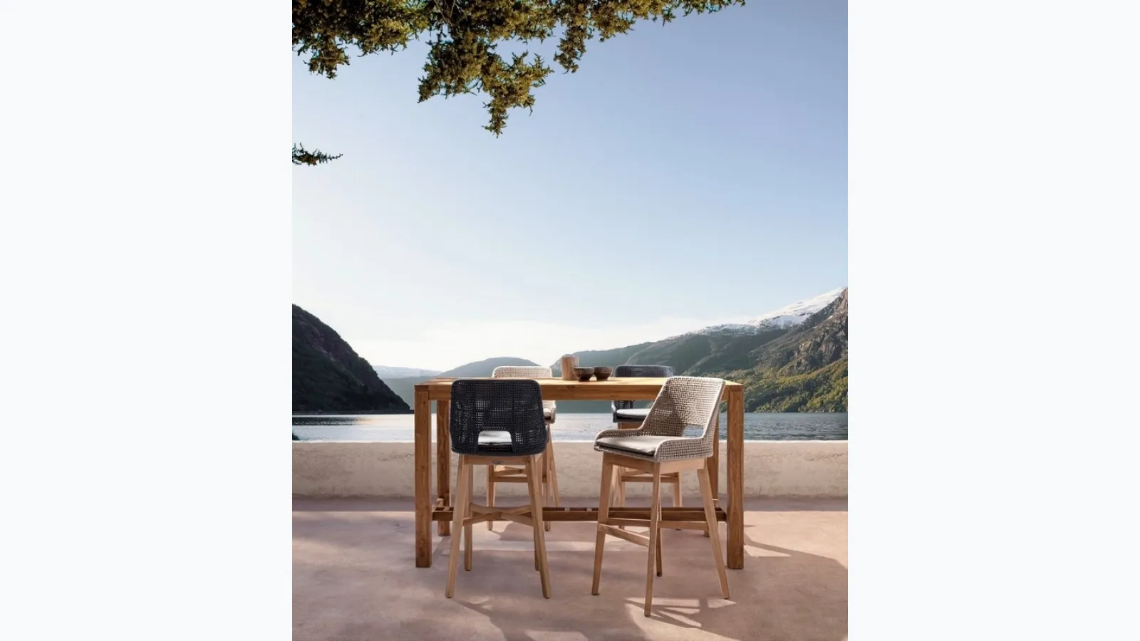 Tavolo Maricruz in teak riciclato di Bizzotto