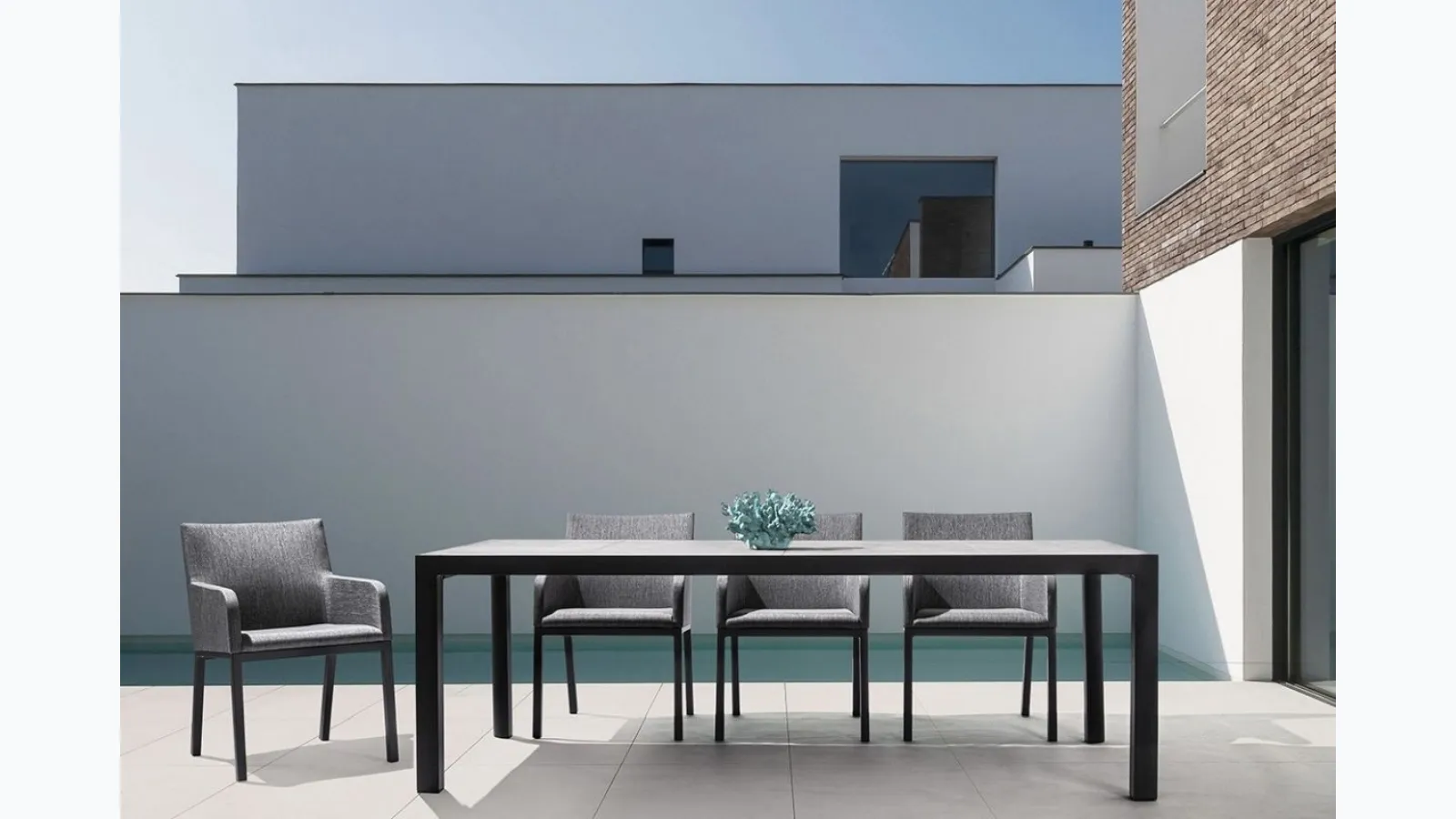 Tavolo con piano in ceramica Mason di Bizzotto