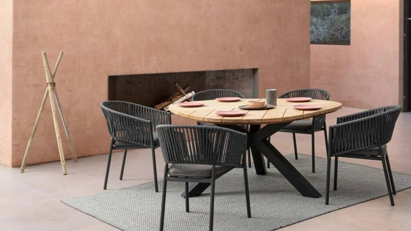 Tavolo in teak Palmdale di Bizzotto